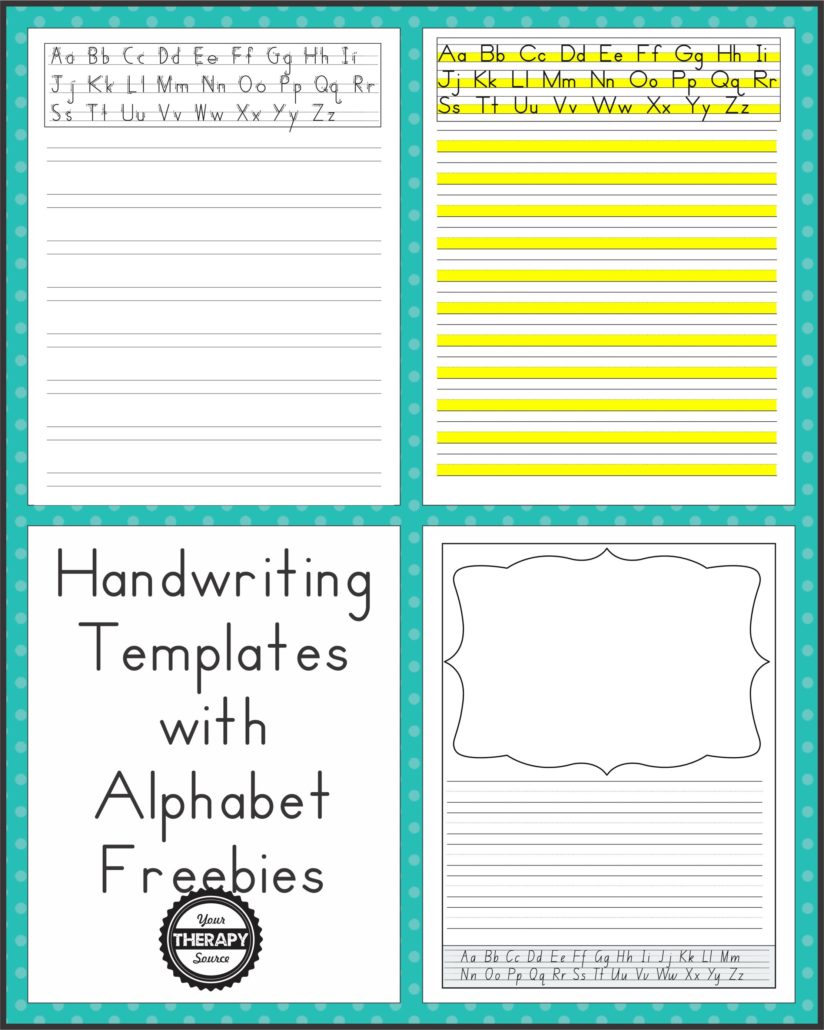 nsw font handwriting Therapy  Your Alphabet Handwriting Templates Guides  with