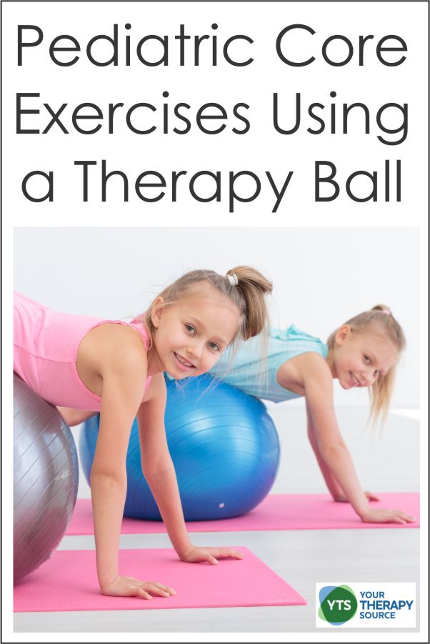 Exercise ball workouts for kids sale